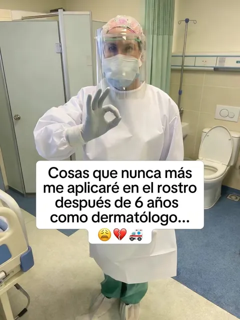 TikTok slideshow cover: Dermatologist's face care advice