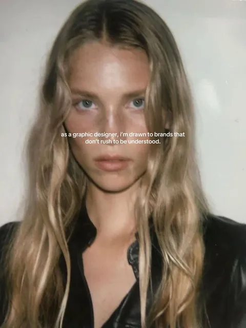 TikTok slideshow cover: Graphic designer's perspective on brands