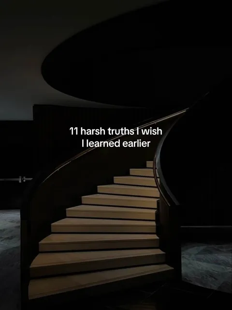 TikTok slideshow cover: 11 harsh truths I wish I learned earlier