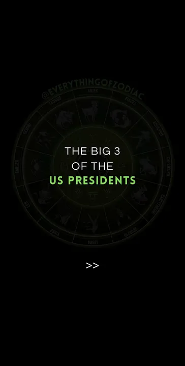 TikTok slideshow cover: The Big 3 of the US Presidents