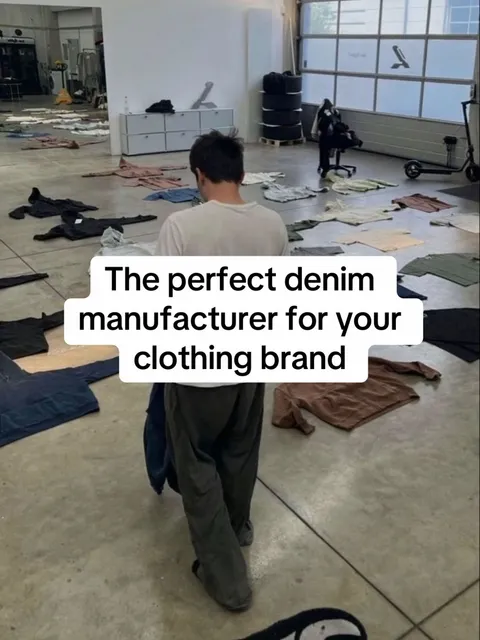 TikTok slideshow cover: The Perfect Denim Manufacturer For Your Clothing Brand