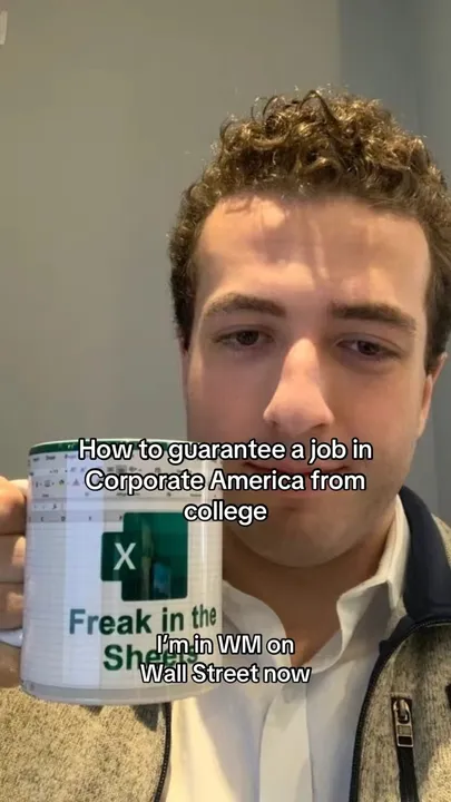 TikTok slideshow cover: How to guarantee a job in Corporate America from college