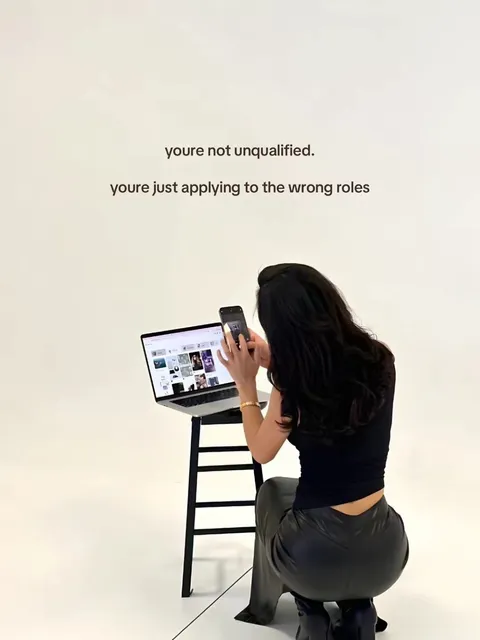 Original slideshow: youre not unqualified. youre just applying to the wrong roles