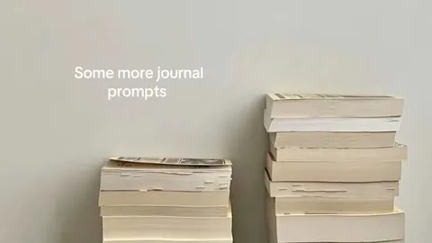 TikTok slideshow cover: Some more journal prompts