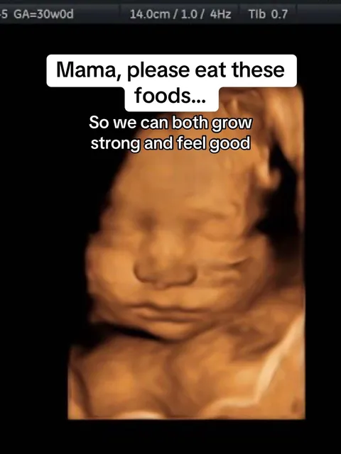 TikTok slideshow cover: Mama, please eat these foods...