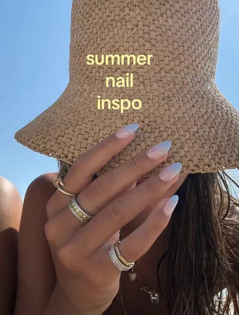 TikTok slideshow cover: summer nail inspo
