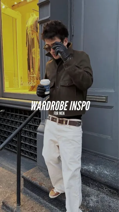 TikTok slideshow cover: WARDROBE INSPO FOR MEN