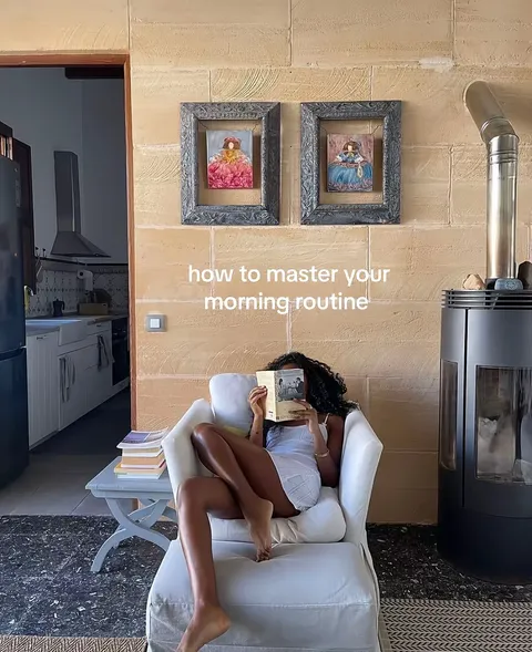 TikTok slideshow cover: how to master your morning routine
