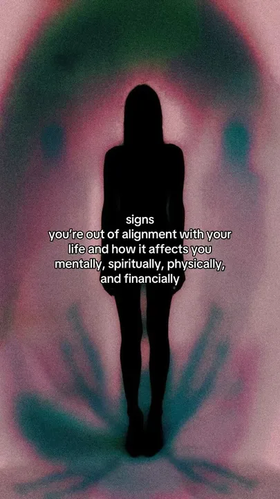 TikTok slideshow cover: Signs of Misalignment