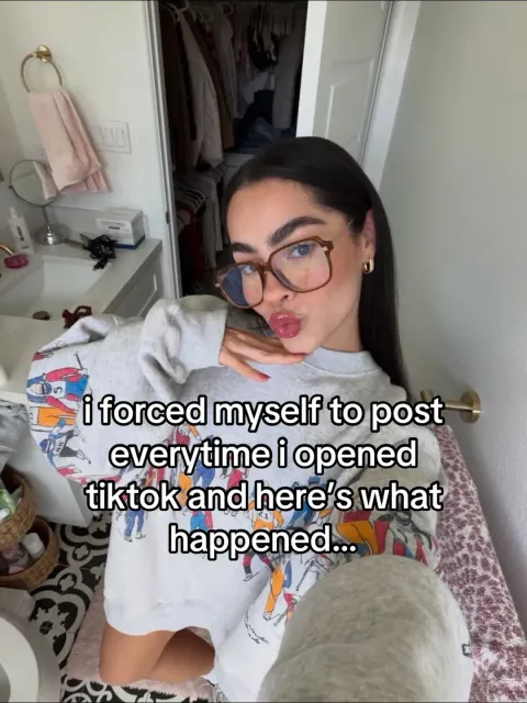 Original slideshow: TikTok posting experiment