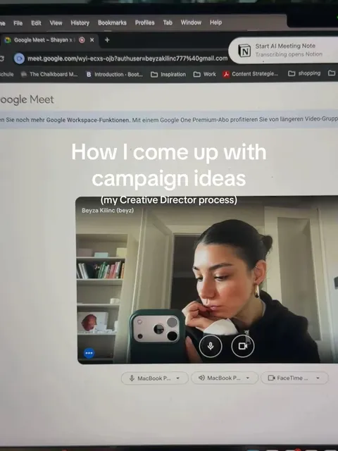 TikTok slideshow cover: How I come up with campaign ideas
