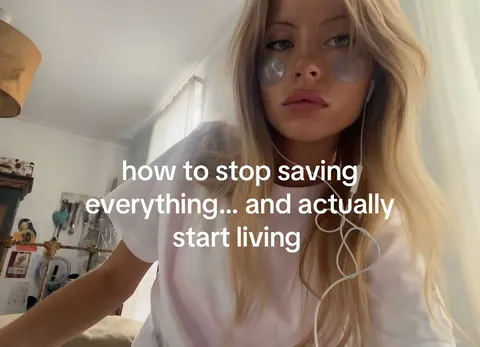 TikTok slideshow cover: How to stop saving and start living
