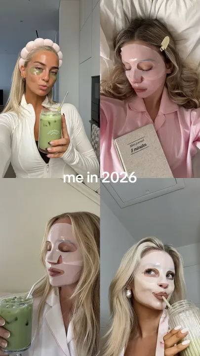 TikTok slideshow cover: me in 2026