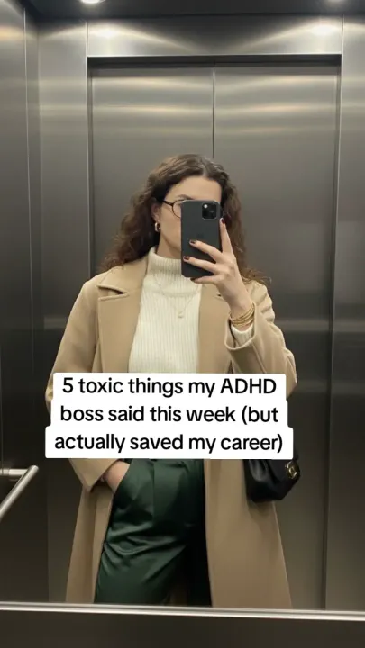 TikTok slideshow cover: ADHD Boss Insights