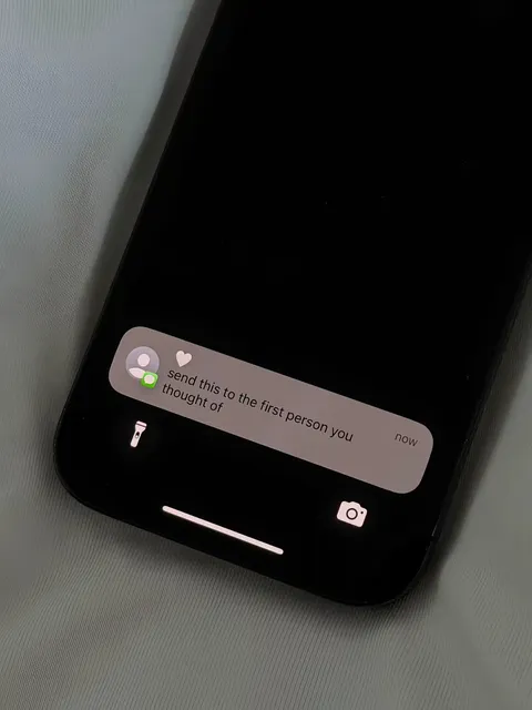 TikTok slideshow cover: Send this to the first person you thought of