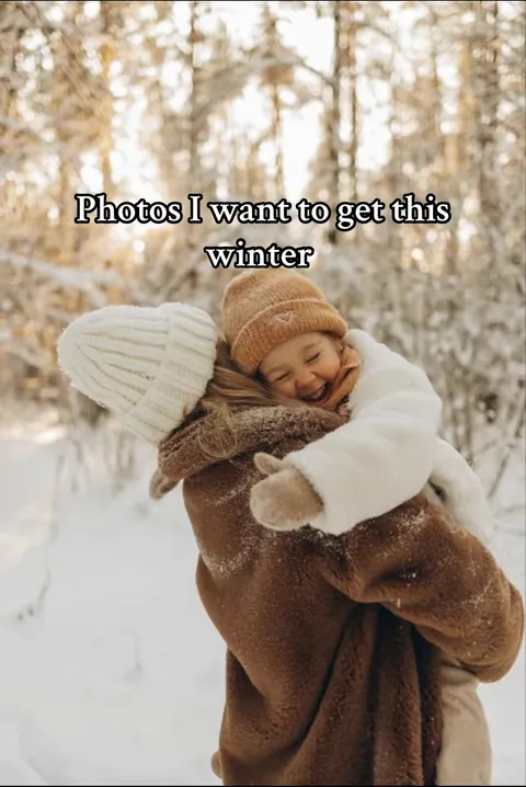 TikTok slideshow cover: Winter Photo Inspiration