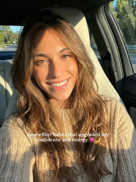TikTok slideshow cover: Low-effort habits for confidence