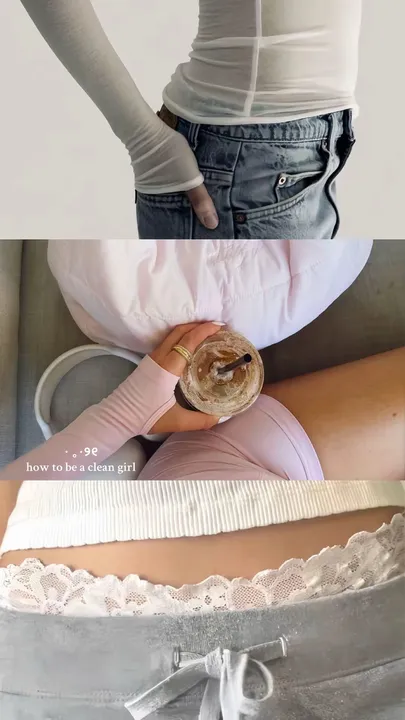 TikTok slideshow cover: How to be a Clean Girl