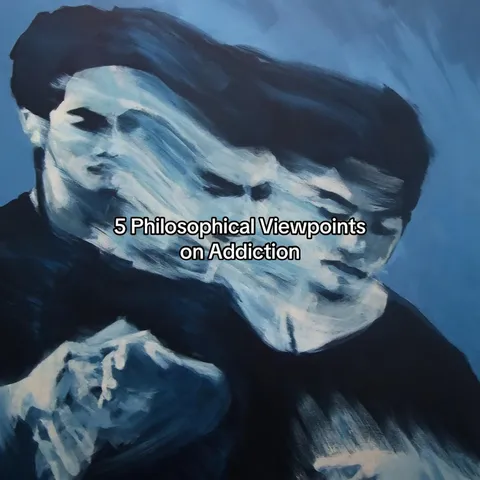 TikTok slideshow cover: 5 Philosophical Viewpoints on Addiction