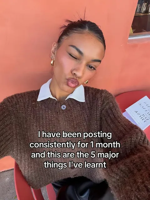 TikTok slideshow cover: Lessons from one month of consistent posting