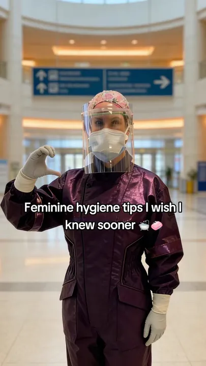 TikTok slideshow cover: Feminine hygiene tips