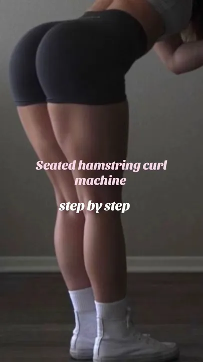 Original slideshow: Seated hamstring curl machine