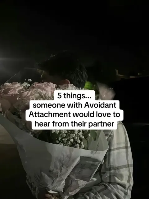 TikTok slideshow cover: 5 things for someone with Avoidant Attachment