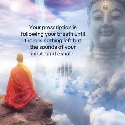 TikTok slideshow cover: Your prescription is following your breath