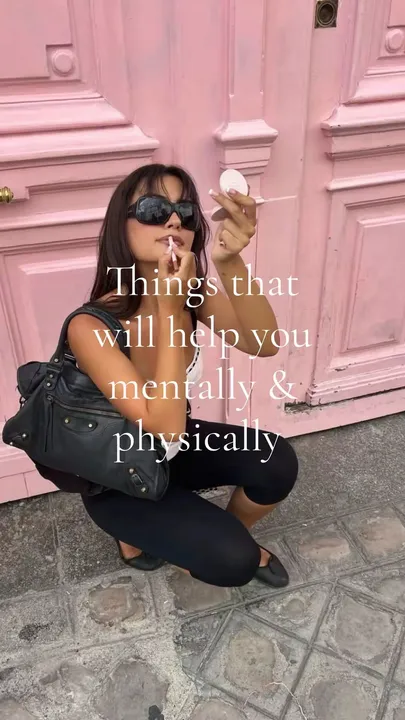 TikTok slideshow cover: Things that will help you mentally & physically