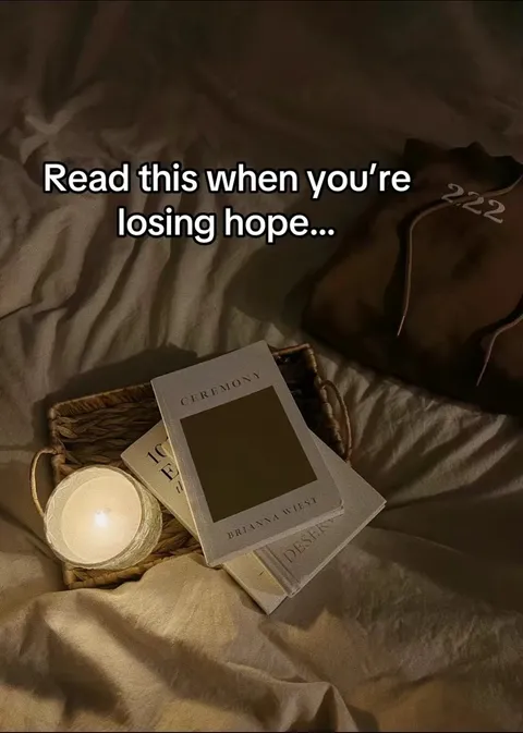 TikTok slideshow cover: Read this when you're losing hope...