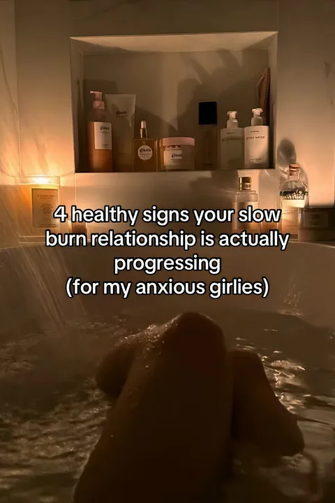 TikTok slideshow cover: Slow Burn Relationships