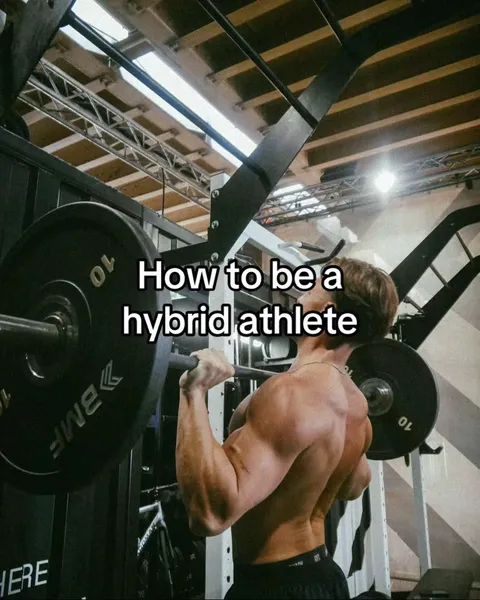 TikTok slideshow cover: How to be a hybrid athlete