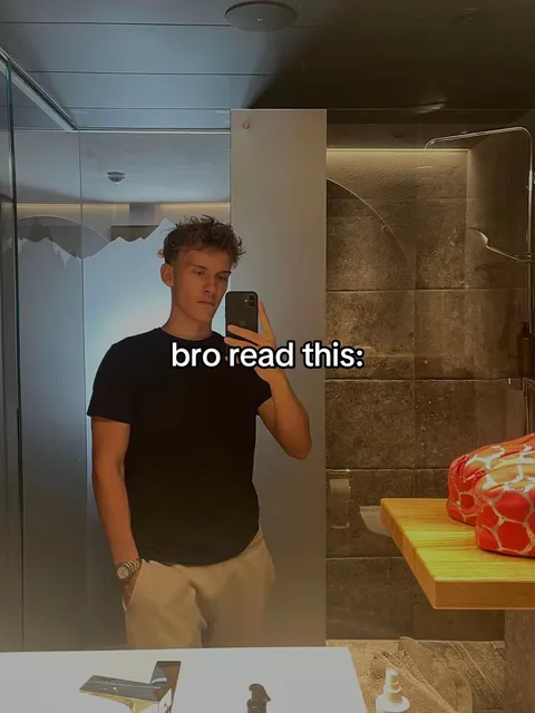 TikTok slideshow cover: Bro read this