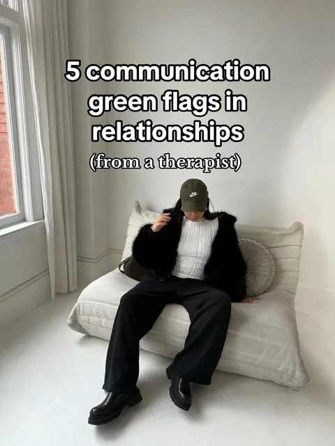 Cover der TikTok-Slideshow: 5 communication green flags in relationships