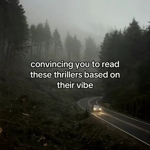TikTok slideshow cover: Thriller book recommendations