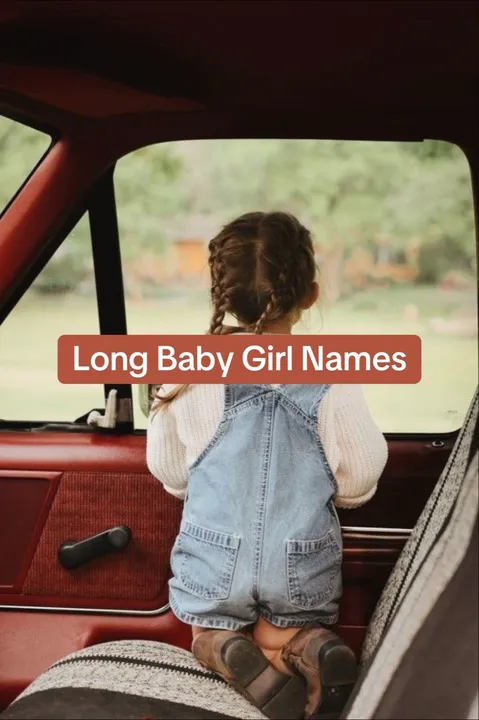 TikTok slideshow cover: Long Baby Girl Names