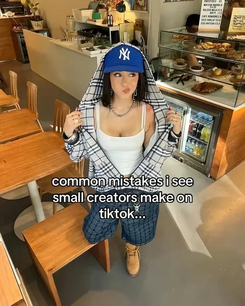 TikTok slideshow cover: TikTok Creator Mistakes