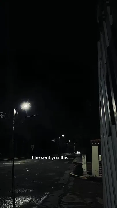 TikTok slideshow cover: If he sent you this