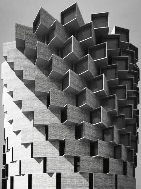 TikTok slideshow cover: Modern architectural building