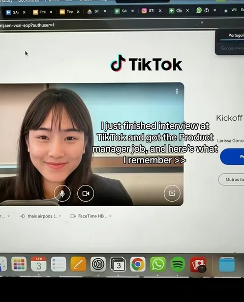 TikTok slideshow cover: TikTok Interview Experience