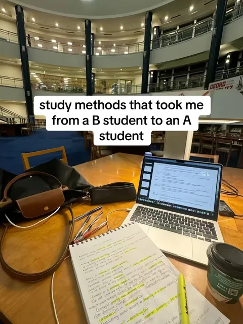 TikTok slideshow cover: Study Methods Success