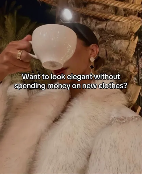 Original slideshow: Want to look elegant without spending money on new clothes?