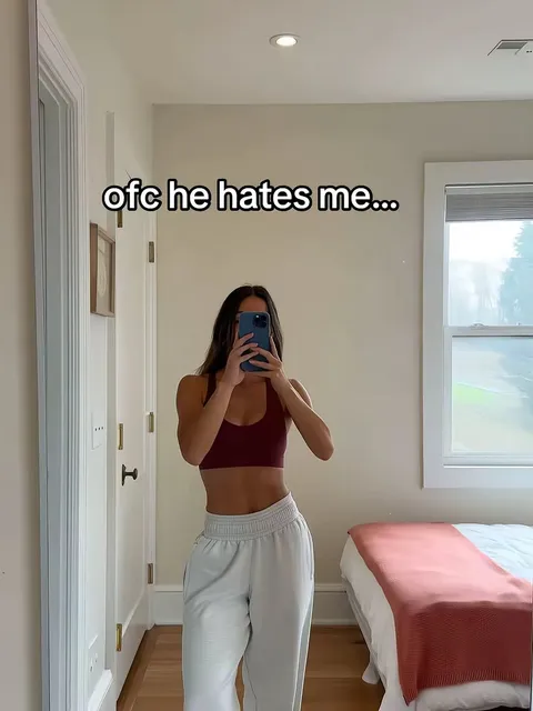 TikTok slideshow cover: ofc he hates me...