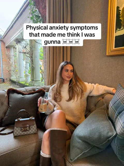 TikTok slideshow cover: Physical anxiety symptoms