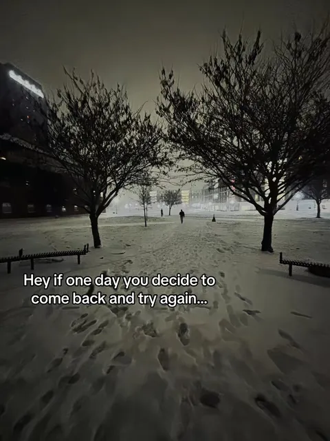 TikTok slideshow cover: Come Back and Try Again