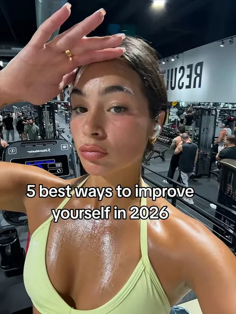 TikTok slideshow cover: 5 best ways to improve yourself in 2026