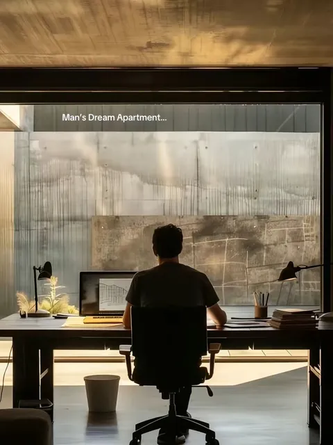 TikTok slideshow cover: Man's Dream Apartment...