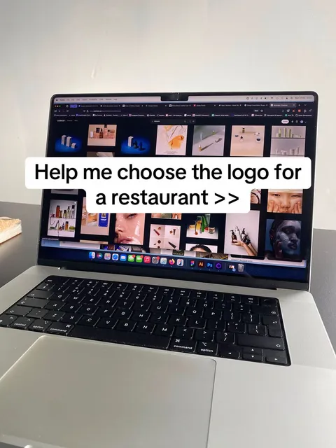 TikTok slideshow cover: Help me choose the logo for a restaurant