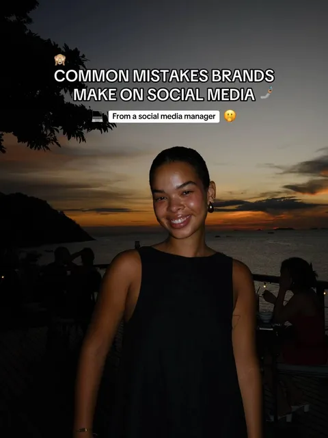TikTok slideshow cover: Common Mistakes Brands Make On Social Media