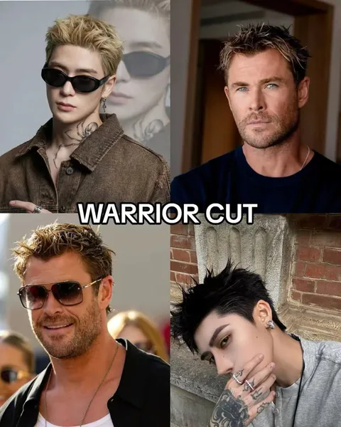 TikTok slideshow cover: WARRIOR CUT